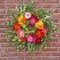 Spring Wreath 24 Inch Spring Wreaths for Front Door Lifelike & Full in Shape Spring